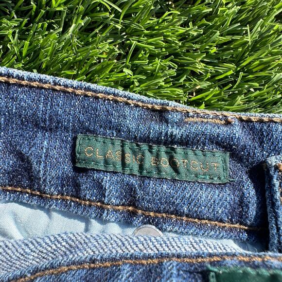 LRL Lauren Ralph Lauren Classic Bootcut Jeans High Rise Denim Blue Womens Size 8 - Picture 6 of 11